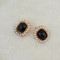 E-2082 3Color European style Pearl Stone Alloy Simple Stud Earring For Women Jewelry