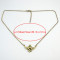 N-5486 Bohemian Vintage Pendant Dangle Phoenix Shape Bronze plated Charm Chain Dangle Necklace for Women Jelwery