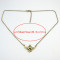 N-5486 Bohemian Vintage Pendant Dangle Phoenix Shape Bronze plated Charm Chain Dangle Necklace for Women Jelwery