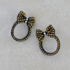 Fashion Bohemian Vintage Bow Tie Bead  Stud Earring for Women Jewelry