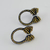 Fashion Bohemian Vintage Bow Tie Bead  Stud Earring for Women Jewelry
