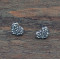 E-1011 Silver Diamante Ear Jewelry Charm Earrings For women