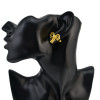 Fashion Charm Bohemian Pearl Rhinestone Bow Tie Shape for Women Earring