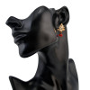 Fashion Rhinestone Tree Shape Stud Earring for Women Jewerly