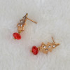 Fashion Rhinestone Tree Shape Stud Earring for Women Jewerly
