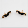 New Fashion Lovely Bearded Simple style Ear Jewelry Black Earrings For Women Charm Jewelry