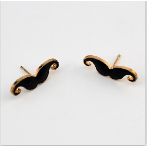 New Fashion Lovely Bearded Simple style Ear Jewelry Black Earrings For Women Charm Jewelry
