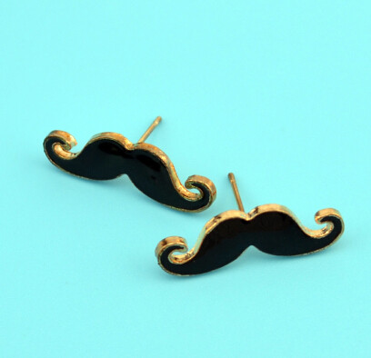 New Fashion Lovely Bearded Simple style Ear Jewelry Black Earrings For Women Charm Jewelry