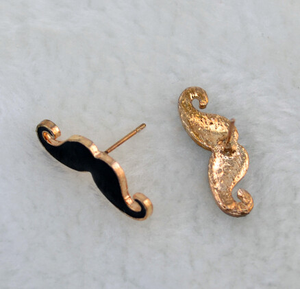 New Fashion Lovely Bearded Simple style Ear Jewelry Black Earrings For Women Charm Jewelry