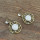 E-0567  European style  Crystal Stone Gold Plated Alloy Drop Stud Earring For Women Jewelry