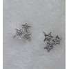 E-1595 Cute Jewelry Rhinestone Star Stud Earrings for Women Lovely Girl Party Earring