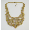 N-1773 Vintage Bronze Hollow Out Chain Necklaces for Women Bohemian Anniversary Jewlery Gift