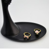 New Fashion 2pcs/set Gold Alloy Mushroom Bow-knot Rings for Women Jewelry