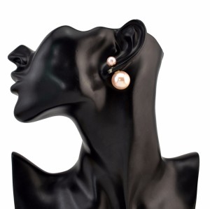 E-0295 European style Pearl  Alloy Simple Stud Earring for Women Jewelry