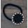 F-0011 Women Black Rubber Rope Sunflower Elastic Hair Bands Girls Hair Jewelry Accessories