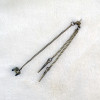 E-0105 Fashion Vintage Bohmian Punk Bronze plated Chain Tassel Stud Earring for Women Jelwery