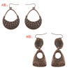 E-4218 2Style New Arrival Retro Gold Plated Dangle Drop Earrings For Women Jewelry