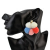 E-4217 Fashion Bohemian Style Flower shape Bead Rhinestone Earring for Women Jewelry