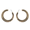 E-4213 2Colors New Arrival Retro Big Circle Dangle Drop Earrings For Women Jewelry