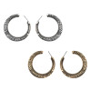 E-4213 2Colors New Arrival Retro Big Circle Dangle Drop Earrings For Women Jewelry