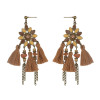 E-4220 3 Colors Fashion Bohemia  Tassel Drop Earring Charm Women Jewelry