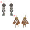 E-4220 3 Colors Fashion Bohemia  Tassel Drop Earring Charm Women Jewelry