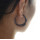 E-4221 3 Colors Retro Vintage Bohemian Big Circle Hoop Earring Women Party Jewelry