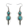 E-4226 2 Styles New Arriva Bohemian Dangle Drop Women shaped Turquoise Earrings for Women Jewelry