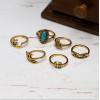 R-1466 2 Colors Gold Silver Alloy Crown Snake Elephant tortoise Rings for Women Jewelry