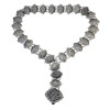 N-6906 Bohemian Retro Tribal Body Jewelry Gypsy Silver Plated Alloy Carved Flower Belly Body Chain Waist Summer Chain