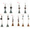 E-4236 5 Styles Vintage Fringe Tassel Long Drop Earrings for Women Bohemian Wedding Party Jewelry