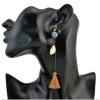 E-4236 5 Styles Vintage Fringe Tassel Long Drop Earrings for Women Bohemian Wedding Party Jewelry