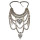 N-5700 Boho Vintage Silver Multi layer Chains Necklace Gold Perfumes Jewelry Gypsy Charm Crystal Rhinestone Flower Pendants & Necklaces