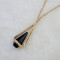 N-5371  Fashion Puck Long Chain Pendant Charm Necklace jewelry