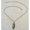 N-0128 Retro Vintage Leaf Pendant Necklaces for Women Ladies Party Anniversary Jewelry Gift