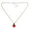 N-0531  Fashion Puck Long Chain Gem Pendant Charm Necklace jewelry