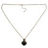 N-0531  Fashion Puck Long Chain Gem Pendant Charm Necklace jewelry