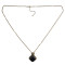 N-0531  Fashion Puck Long Chain Gem Pendant Charm Necklace jewelry