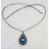 N-5218 Fashion Big Crystal Pendant Necklaces for Women Boho Wedding Party Birthday Gift Jewelry