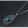N-5218 Fashion Big Crystal Pendant Necklaces for Women Boho Wedding Party Birthday Gift Jewelry