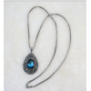 N-5218 Fashion Big Crystal Pendant Necklaces for Women Boho Wedding Party Birthday Gift Jewelry