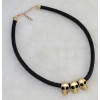 N-2867 Punk Style Skull Pendant Black Leather Choker Necklaces for Women Party Birthday Gift Jewelry