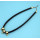 N-2867 Punk Style Skull Pendant Black Leather Choker Necklaces for Women Party Birthday Gift Jewelry