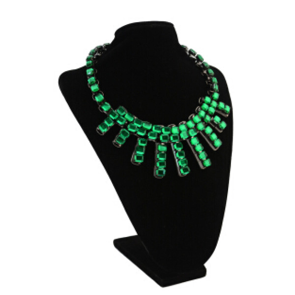 N-3098 Fashion Long Chain Stone Pendant Diamante Stone Necklace For Women Jewelry