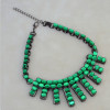 N-3098 Fashion Long Chain Stone Pendant Diamante Stone Necklace For Women Jewelry