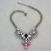 N-3078 NEW Chunky Chain Luxurious Bubble Statement Necklace for Woman