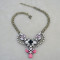 N-3078 NEW Chunky Chain Luxurious Bubble Statement Necklace for Woman