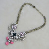 N-3078 NEW Chunky Chain Luxurious Bubble Statement Necklace for Woman