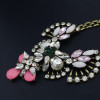 N-3078 NEW Chunky Chain Luxurious Bubble Statement Necklace for Woman