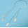 N-2017 Fashion Lady Silver Gold Metal Leaf Pendant Long Tassel Necklaces for Women Bohemian Party Jewelry